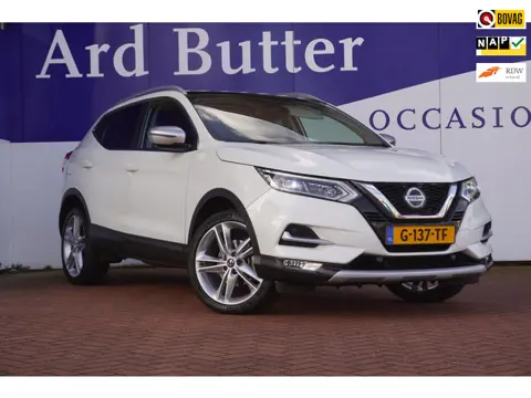 Nissan Qashqai 1.3 DIG-T N-Motion+Led+Pano-dak+navigatie+camera+19"lmv+Parel-White = NOVEMBER 2019 =