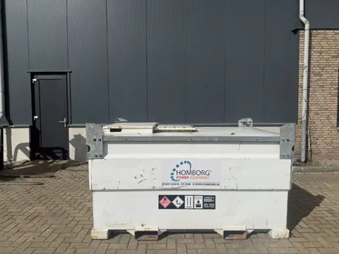 Western IBC 3000 liter Western Dieseltank Milieutank met handpomp