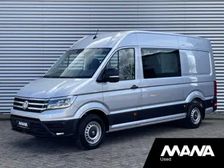 Volkswagen Crafter 35 2.0TDI 177PK L3H3 DC Highline Automaat LED 7 persoons Carplay Clima Stoelverwa