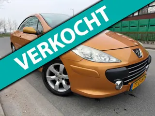 Peugeot 307 CC 1.6-16V BJ 2005 Cabrio/ECC/Cruise/Leer/Stoel verwarming, Zeer Netjes !!