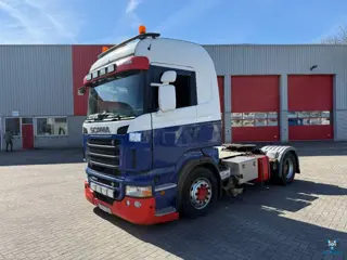 Scania R500 V8 / ENGINE RUNNING / RETARDER / HYDRAULICS / FULL-AIR / FRIDGE / AUTOMATIC / EURO-5 / 2