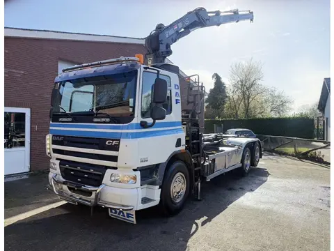 DAF CF 75.310 / 6x2 / HIAB 114 -2 HIDUO / Multilift XR Haaksysteem / Euro5 / Handgeschakeld / 363.69