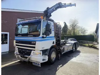 DAF CF 75.310 / 6x2 / HIAB 114 -2 HIDUO / Multilift XR Haaksysteem / Euro5 / Handgeschakeld / 363.69