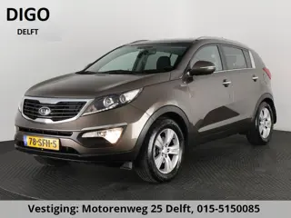 Kia Sportage 2.0 X-EXCUTIVE 4WD PLUS PACK AUTOMAAT 1600 KG TREKKEN.LEDER.PDC.LMV. GOED ONDERHOUDEN