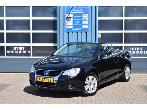 Volkswagen Eos 1.6-16v FSI Zwart leer Lichtmetalen velgen Arico