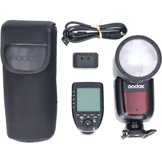 Tweedehands Godox Speedlite V1 Olympus en Panasonic met trigger CM5604