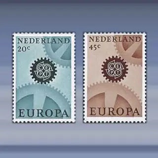 Europa-zegels (Fosforescerend) (1967)