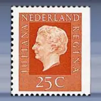 Zegel uit postzegelboekje (nieuwe tekening) (1969)