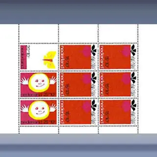 Kinderzegels (blok) (1971)