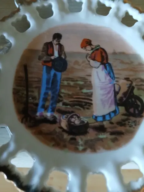 Antieke bordjes 2 stuks