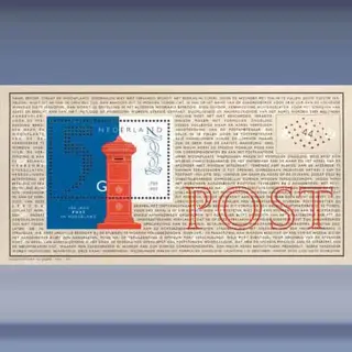 200 jaar Nationaal Postbedrijf (blok) (1999)
