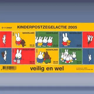 Kinderzegels (blok) (8-nov-05)