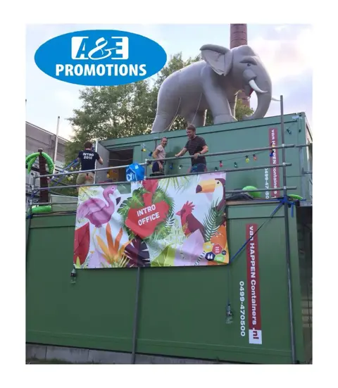 oerwoud decoratie huren reuze olifant xxl groningen t. 0599 41 62 00