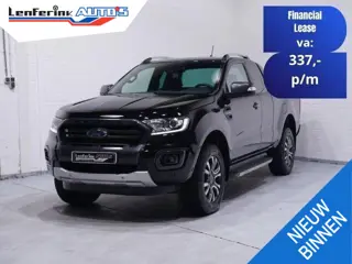 Ford Ranger 2.0 Wildtrak 213 pk Aut. Grijs Kenteken 2p, 1e Eig Trekhaak 3.500 kg, Navi, Camera, Adap