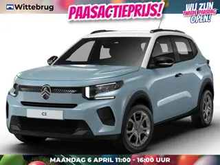 Citroën C3 1.2 Turbo 100pk Business I NAVIGATIE I PARKEERSENSOREN ACHTER I TWO TONE BLAUW + WIT DAK 