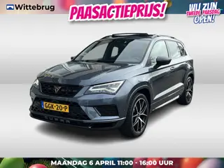 CUPRA Ateca 2.0 TSI 4DRIVE / AUTOMAAT/ 300 PK/ PANO/ TREKHAAK/ LEER/ 360 CAMERA/ BEATS/ ELEK.KLEP/ E
