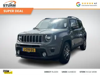 Jeep Renegade 1.3T DDCT Limited Trekhaak | Navigatie | Climate Control | Keyless Entry | Cruise Cont