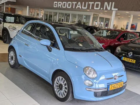 Fiat 500 1.0 TwinAir Lounge Panoramadak, Airco, Stuurbekrachtiging