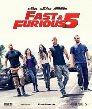 FAST FIVE ( THE FAST and THE FURIOUS 5 ) filmposter.