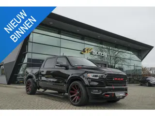 Dodge Ram 1500 5.7 V8 401pk 4x4 Limited LPG G3 Widebody Black&Red Luchtvering Trekhaak Head-up Harma