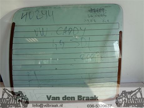 Volkswagen Caddy 1996-2004 Ruit links in achterdeur