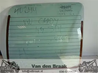 Volkswagen Caddy 1996-2004 Ruit links in achterdeur