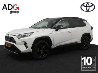 Toyota RAV4 2.5 Hybrid AWD Bi-Tone | Leder | Stoel en stuurverwarming | Trekhaak | 1650 kg trekgewic