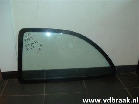 Opel Corsa 3 deurs 1993-2000 Zijruit links achter