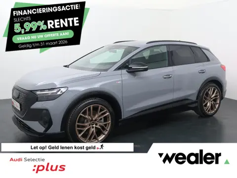 Audi Q4 e-tron 45 S Edition 82 kWh | 286 PK | SoH 100% | Adaptive cruise control | 21"LM velgen | Ke