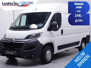 Citroen Jumper 2.0 BlueHDi 130 pk L2H2 Airco Cruise control, PDC achter, Slechts 83 dkm, 3-Zits