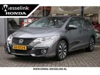 Honda Civic Tourer 1.6D Elegance - Dealer onderhouden | Trekhaak | Trekgew. 1400kg