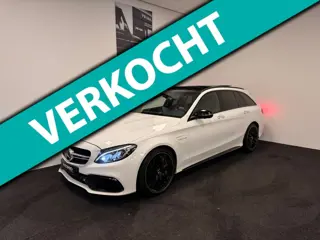 Mercedes-Benz C-klasse Estate AMG C63S 510pk // Burmester // Schaal stoelen// Panorama open dak // 3