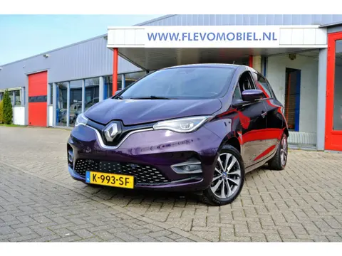 Renault ZOE R135 Intens 52 kWh (Huur Accu) Navi|1e Eig|Half Leder|Clima|Cam