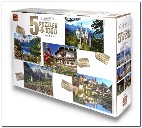 Landscpape Collection - King - 5 x 1000 Stukjes