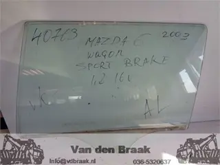 Mazda 6 Sportbreak 2002-2008 Portierruit links achter