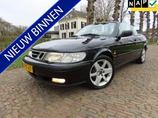 Saab 9-3 Cabrio 2.0 SE G3 Gas Ecc Cruisecontrol Leer Pdc 17 inch Aero Velgen Trekhaak***Apk t/m 19-4