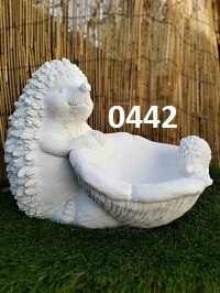 Egel met water/ planten bakje. nieuw nieuw model