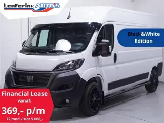 Fiat Ducato 2.2 MultiJet 140 pk L3H2 Black&White Edition Airco Cruise Control, 18" LMV Zwart, Sideba