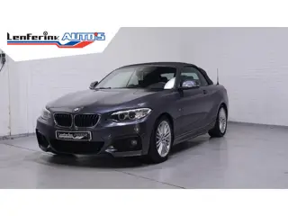 BMW 2-serie Cabrio 225d M Sport Navi, Leder, 2-zone clima, PDC V+A, stuur + stoelverwarming, trekhaa