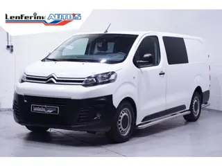 Citroen Jumpy 2.0 HDI 120 pk Club XL Dubbel Cabine 6-Zits Airco ECC, Apple Carplay, Cruise Control, 