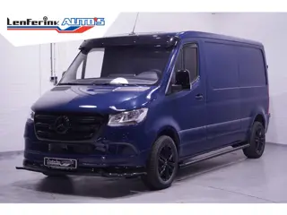 Mercedes-Benz Sprinter 215 CDI 150 pk L2H1 Black&Blue Edition 18' LMV Airco, Zwarte Grille + Spiegel