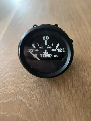 Faria Water/olie temperatuurmeter inbouw