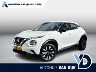 Nissan Juke 1.0 DIG-T Acenta | NL Auto/Voll.Historie/Camera/17"/Clima/Cruise/Apple CarPlay-Android A