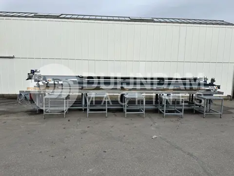 Aweta productie- en inpaklijn dubbele verpakkingsband