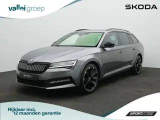 Skoda Superb 1.4 TSI iV 218 pk Sportline | Trekhaak | Geheugenstoelen | Navigatie Columbus | Adaptie
