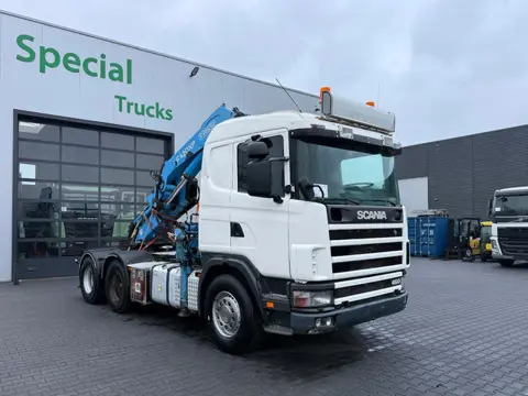 Scania R144-460 V8 6x4 + Fassi F380 (bj 2000)