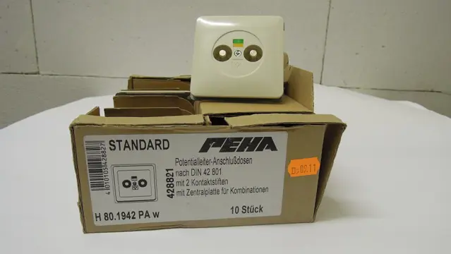 Peha STANDARD veiligheid aardingssysteem, 2 contactstiften, wit