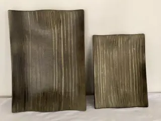 SCHAAL DESIGN GOLD BLACK 40x30 CM NIEUW