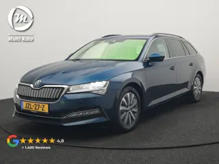 Škoda Superb Combi 1.4 TSI iV Ambition PHEV 218pk Dealer O.H. | Camera | Lederen Sportstoelen Memory