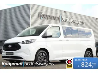 Ford Transit Custom 2.5 PHEV 233pk L2H1 Kombi Limited | 9-Persoons | Incl BPM | Stuur + Stoelverwarm